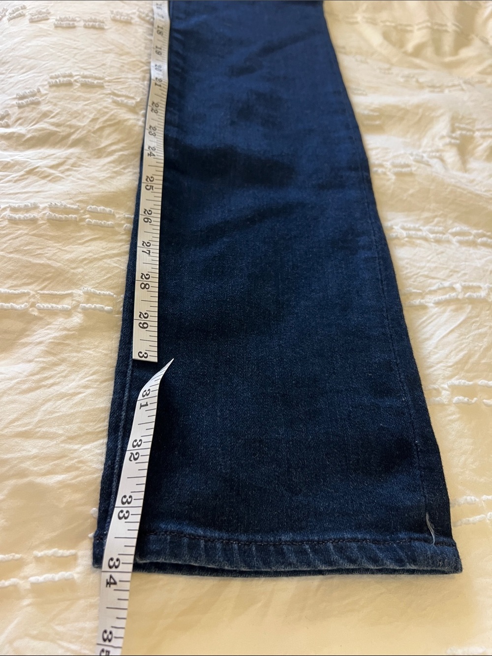 PAIGE Hoxton Straight Leg Jeans Deep Navy High Rise Transcend Vintage NWT - Picture 6 of 9